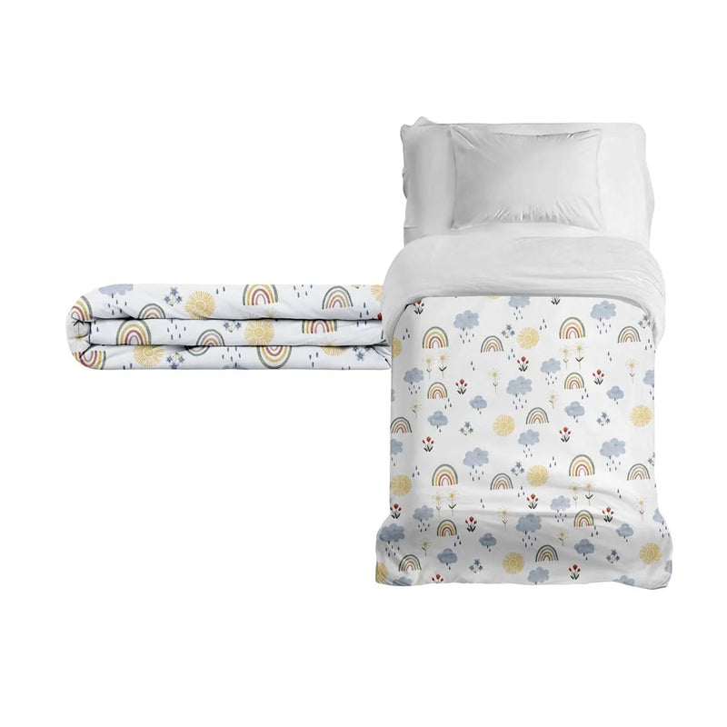 Original Therapy Blanket - Rainbow Weighted Blanket with Cotton Cover for Children