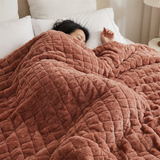 Originele therapiedeken - Gewichtsdeken met 4-seizoenen hoes in dennegroen voor volwassenen