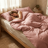 Originele therapiedeken - verzwaringsdeken met katoenen hoes in oudroze voor volwassenen