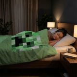 Manta terapéutica original - Manta con peso Minecraft Creeper con funda de algodón para niños y adultos