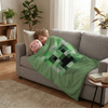Manta terapéutica original - Manta con peso Minecraft Creeper con funda de algodón para niños y adultos