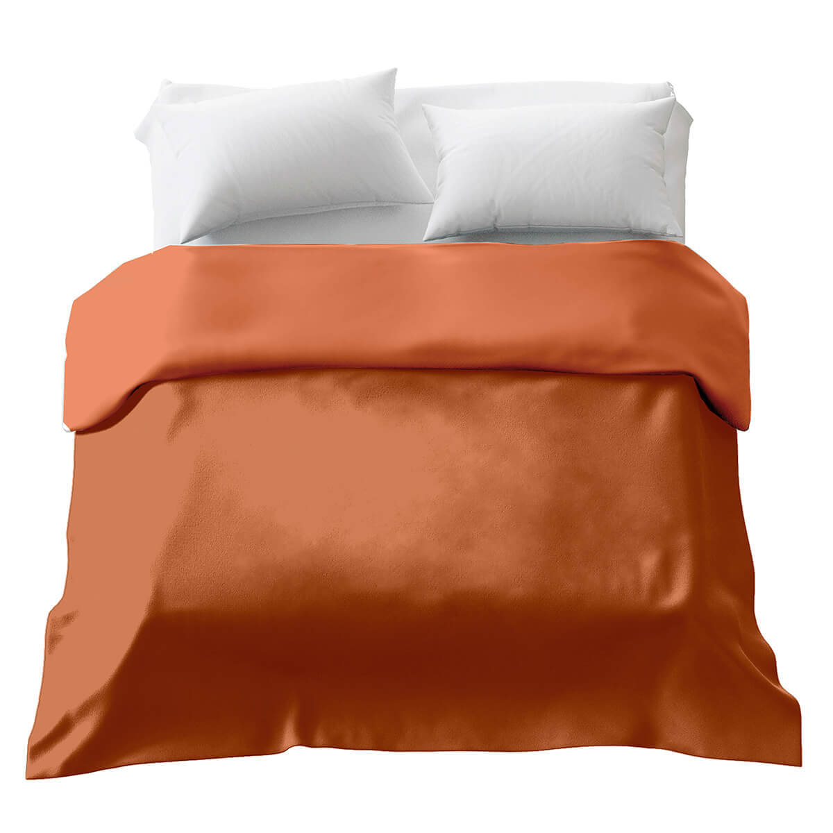 Originele therapiedeken - katoenen hoes in roestrood