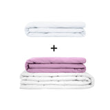 Original therapy blanket - weighted blanket set for adults including 2 covers of choice