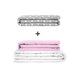 Original therapy blanket - weighted blanket set for adults including 2 covers of choice