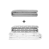 Original therapy blanket - weighted blanket set for adults including 2 covers of choice