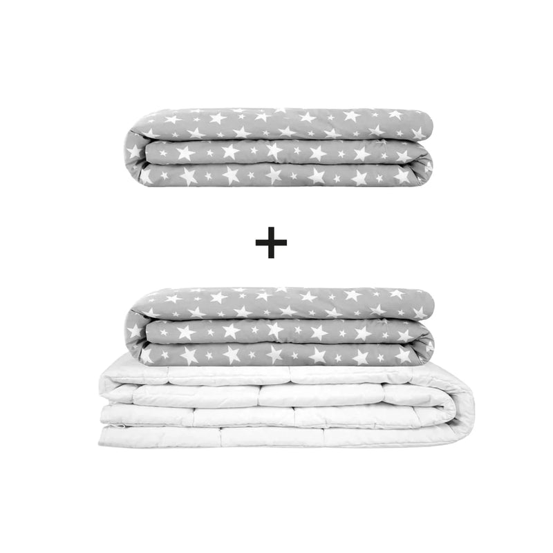 Original therapy blanket - weighted blanket set for adults including 2 covers of choice