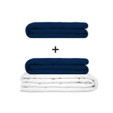 Originele therapiedeken - gewichtdeken set voor volwassenen inclusief 2 hoezen naar keuze