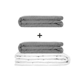 Coperta terapeutica originale - Set di coperte ponderate per adulti incluso 2 coperture a scelta