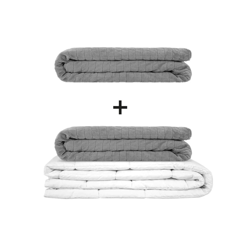 Coperta terapeutica originale - Set di coperte ponderate per adulti incluso 2 coperture a scelta