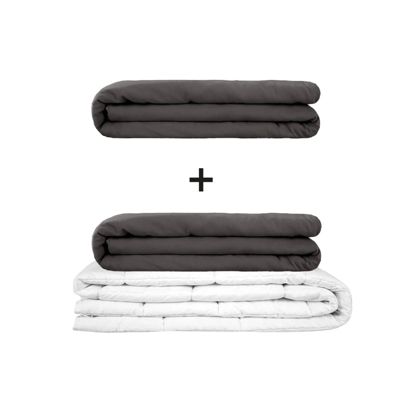 Original therapy blanket - weighted blanket set for adults including 2 covers of choice