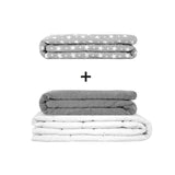 Original therapy blanket - weighted blanket set for adults including 2 covers of choice