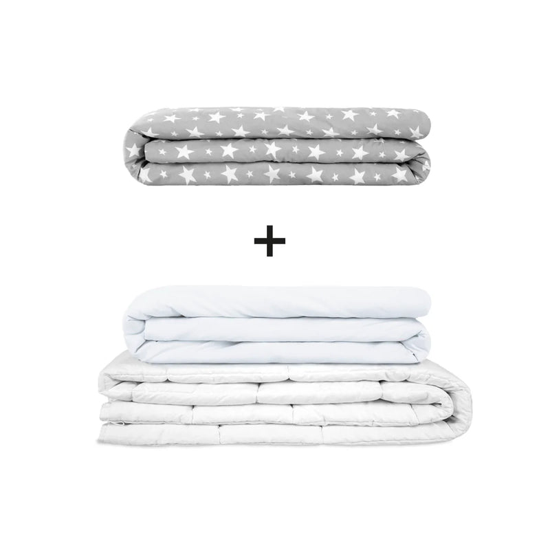 Original therapy blanket - weighted blanket set for adults including 2 covers of choice