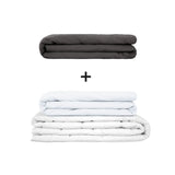 Original therapy blanket - weighted blanket set for adults including 2 covers of choice
