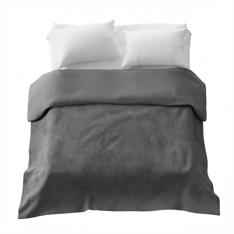 Original therapy blanket - 4-season cover in graphite gray
