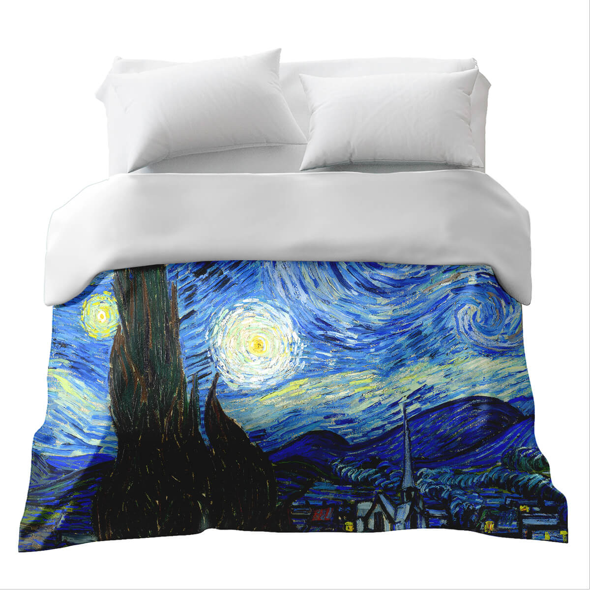 Originele therapiedeken - katoenen hoes sterrennacht