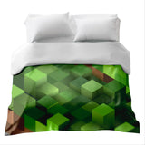 Original Therapy Blanket - Minecraft Landscape Weighted Blanket with Cotton Cover for Kids &amp; Adults