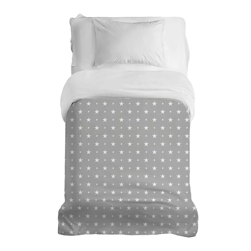 Therapy blankets cotton cover in grey with stars