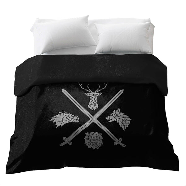 Therapy blankets with cotton cover, crest/emblem