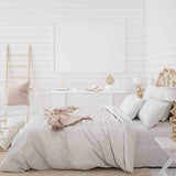 Therapy blankets cotton cover white with golden dots