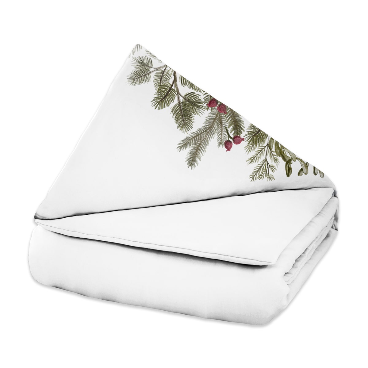Original therapy blanket - cotton cover in white with branches