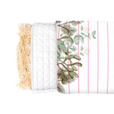 White Red with Branches Health Pillow for Adults