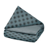 Therapiedekens katoenen hoes in zwart blauw