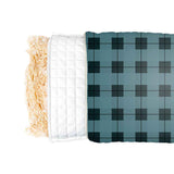 Black and blue health pillow for adults