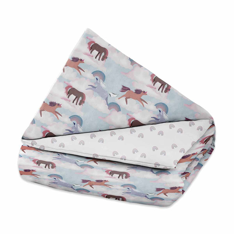 Original therapy blanket - horse weighted blanket with cotton cover for children