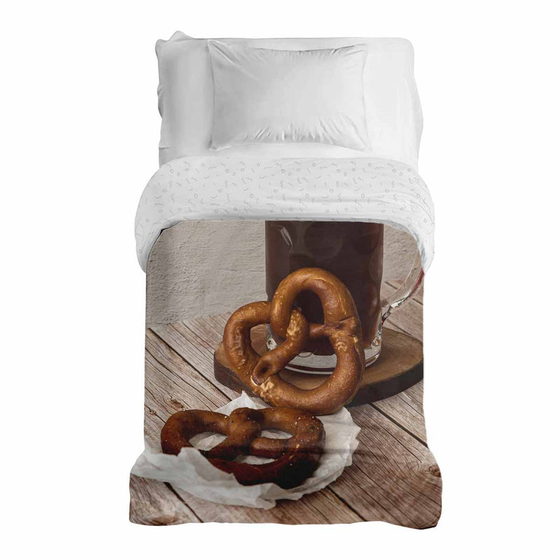 Therapiedekens katoenen hoes met pretzels