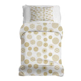 Therapy blankets bedding set golden Christmas ornaments