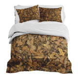 Therapy blankets bedding set leaf pattern
