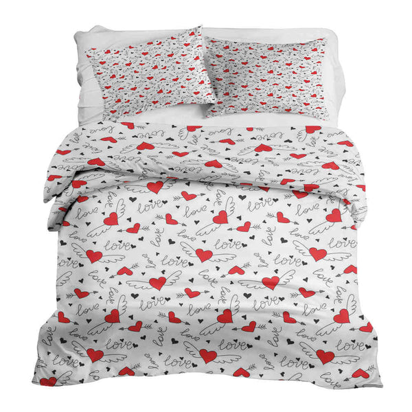 Therapy blankets bedding set Love gives wings