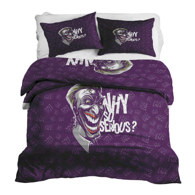 Therapy Blanket Bedding Set Purple Why So Serious?