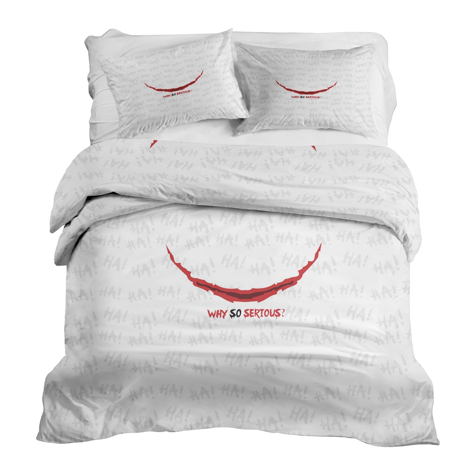 Therapiedekens Beddengoed Set Wit Why so serious?