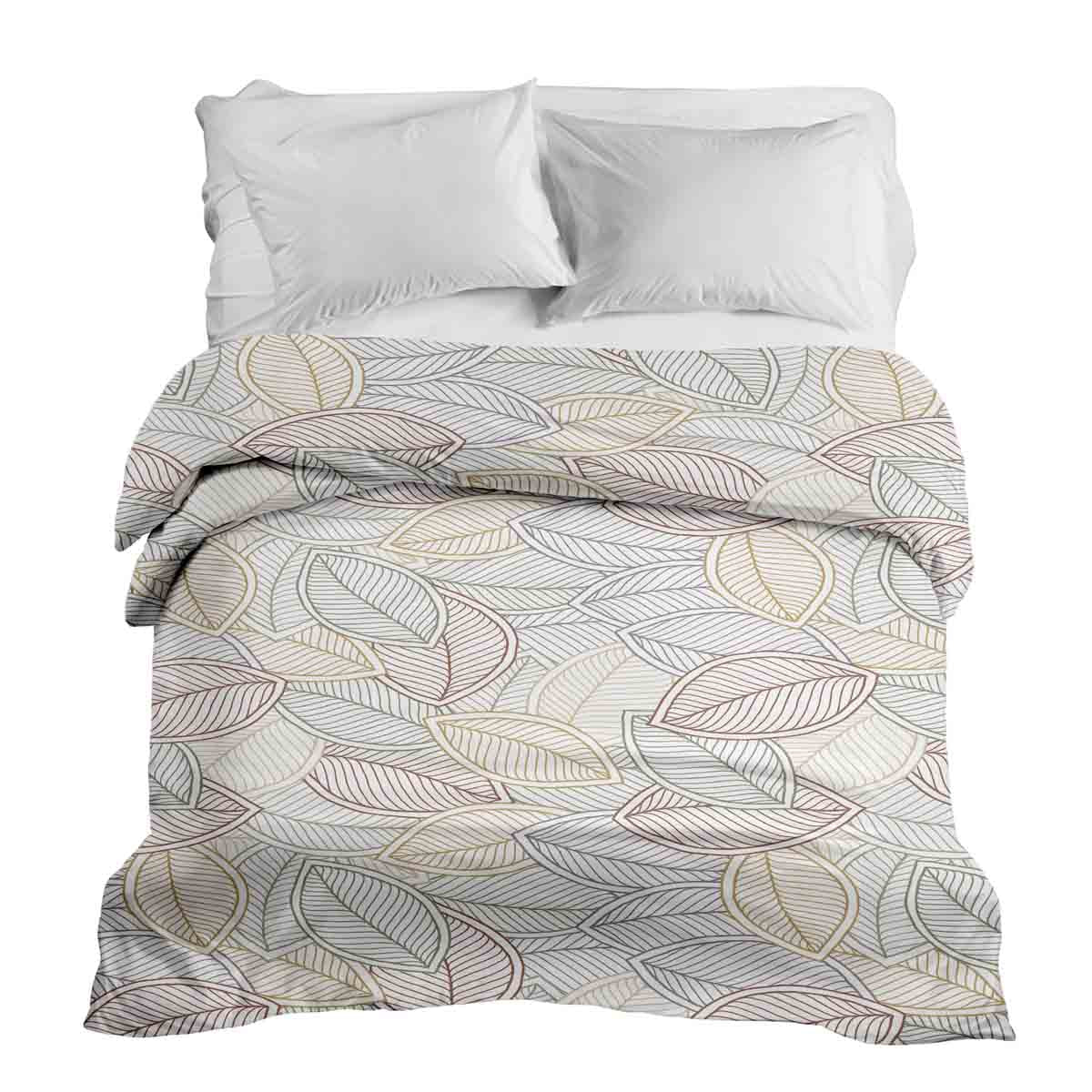 Original therapy blanket - cotton cover colorful palm leaves