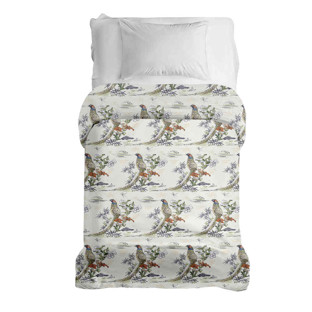 Couverture thérapeutique originale - Housse en coton Paradisier