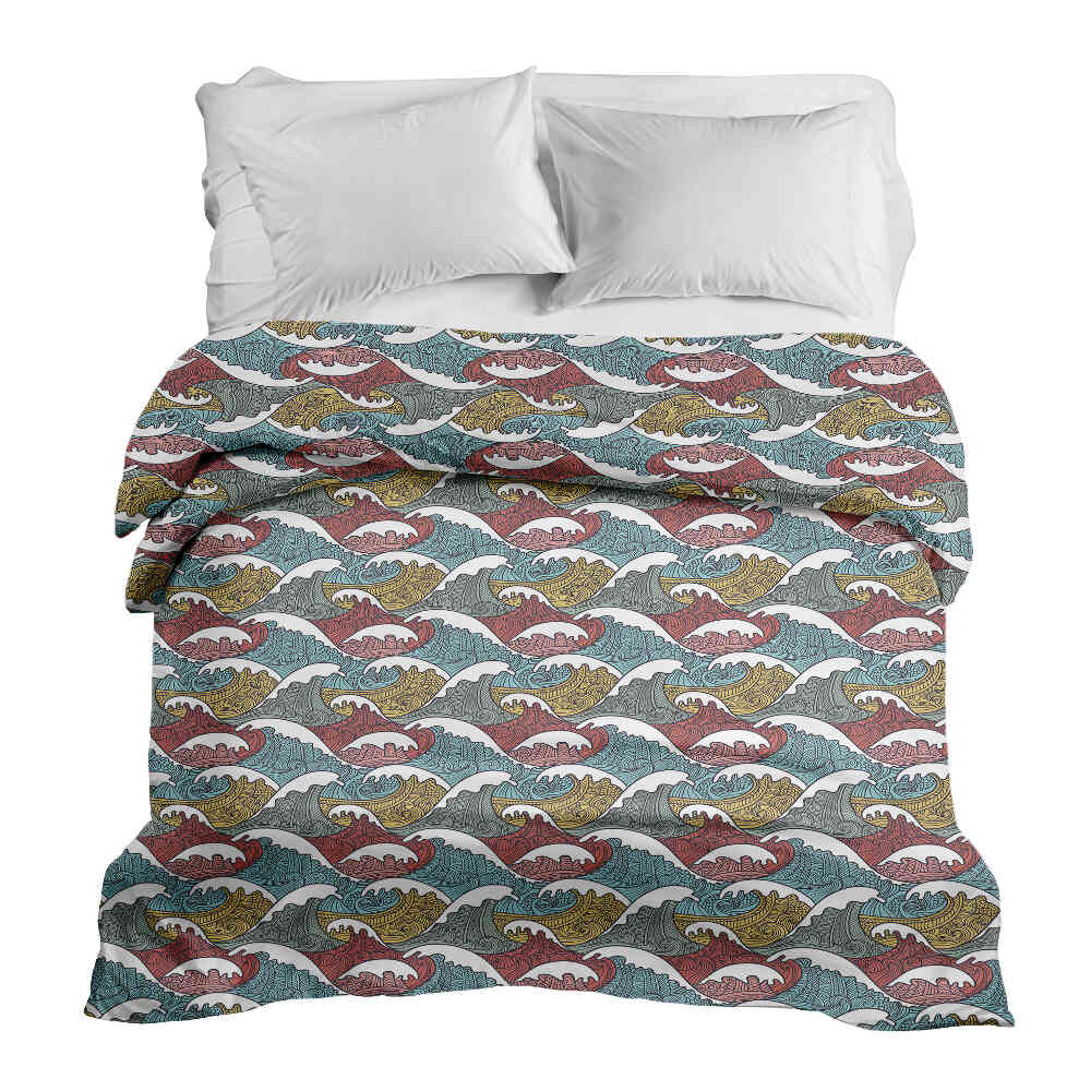 Original therapy blanket - cotton cover colorful wave breakers