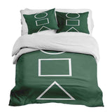 Therapy blankets bedding set Dalgona shapes