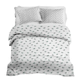 Set di biancheria da letto con coperte terapeutiche e rametti di vischio