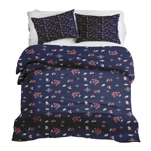 Therapy blanket and bedding set, blue, currant.