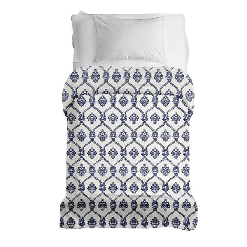 Coperte terapeutiche con rivestimento in cotone motivo marinaresco blu