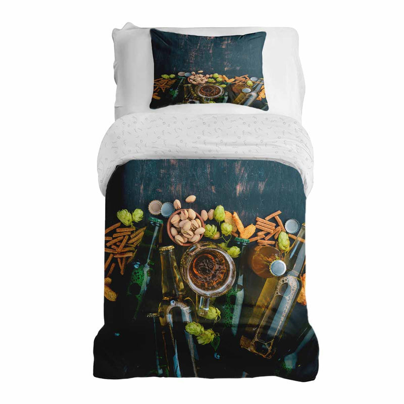 Set de ropa de cama con manta terapéutica noche italiana