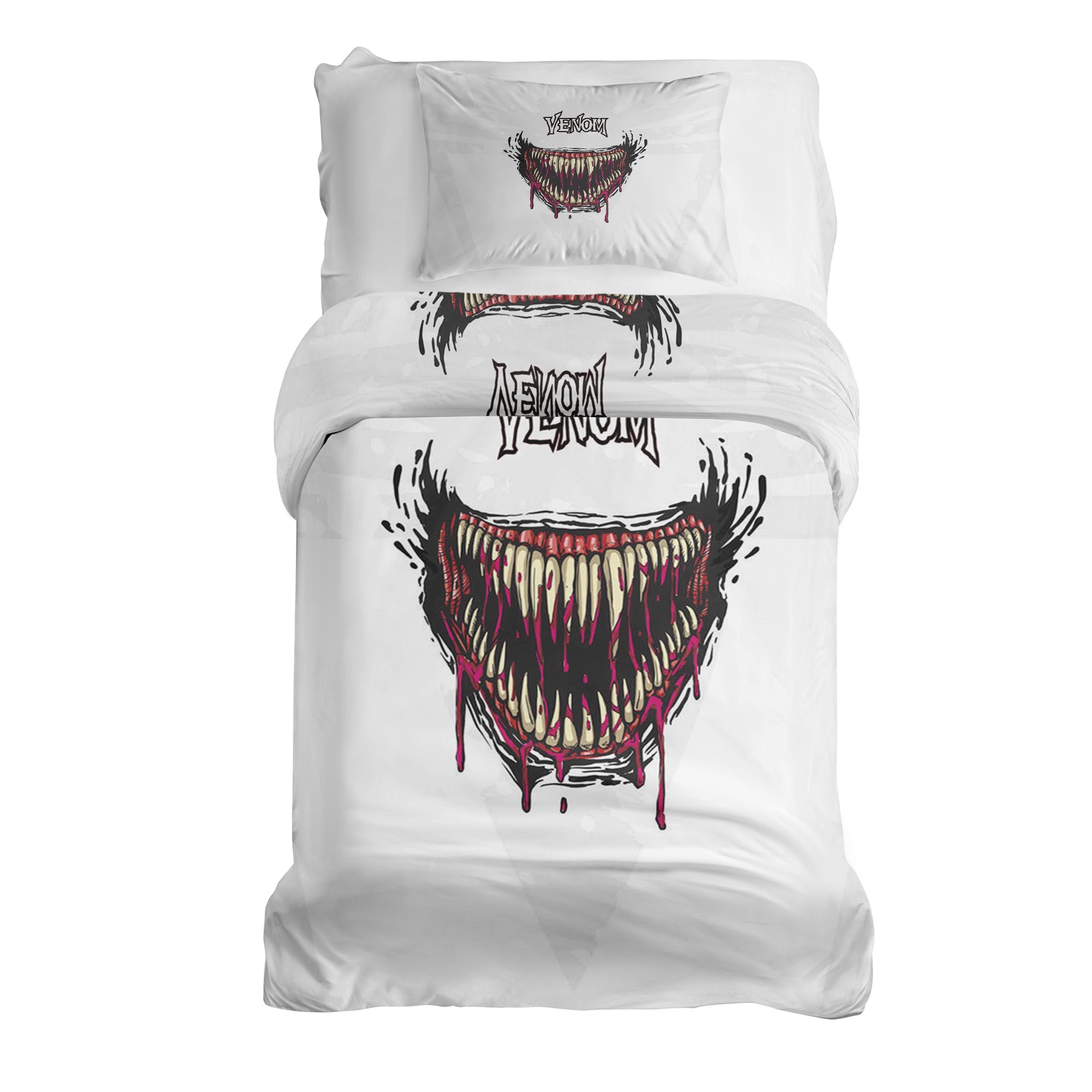 Therapy blankets bedding set white Venom
