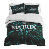 Set de ropa de cama con manta terapéutica y inscripción The Matrix