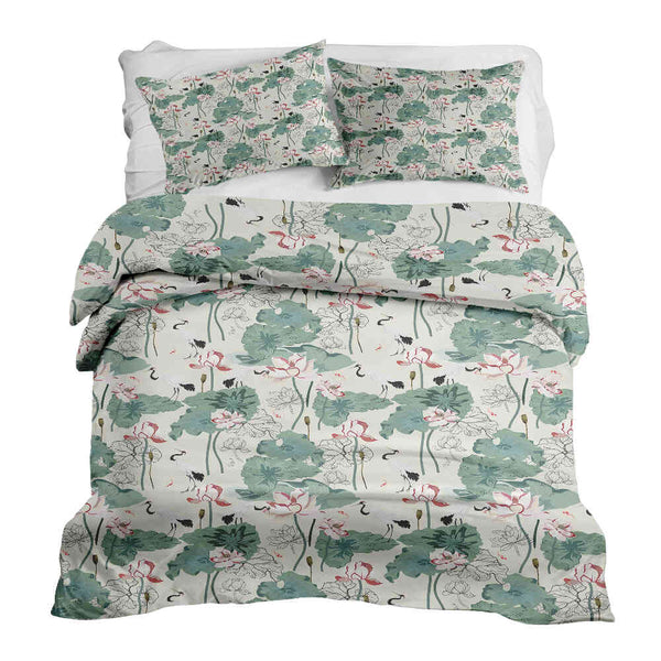 Set di biancheria da letto con coperta terapeutica Ninfea
