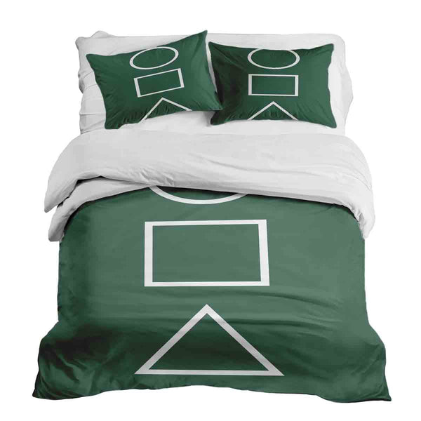 Therapy blankets bedding set Dalgona shapes