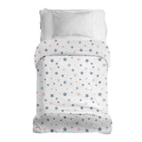 Coperte terapeutiche con rivestimento in cotone bianco con stelle