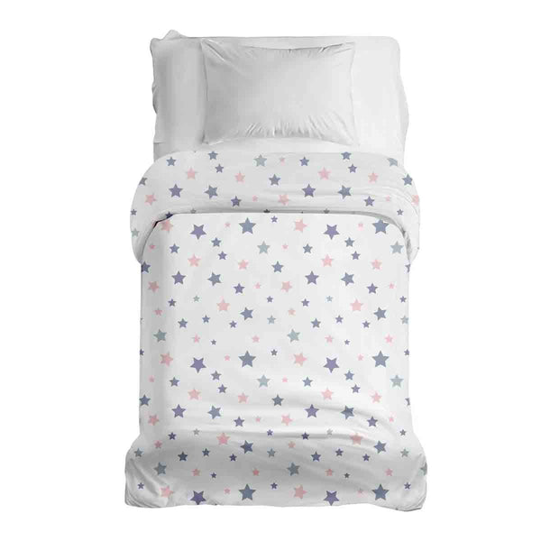 Coperte terapeutiche con rivestimento in cotone bianco con stelle