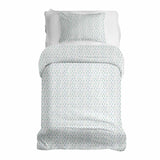 Therapy blanket and bedding set with blue drops.
