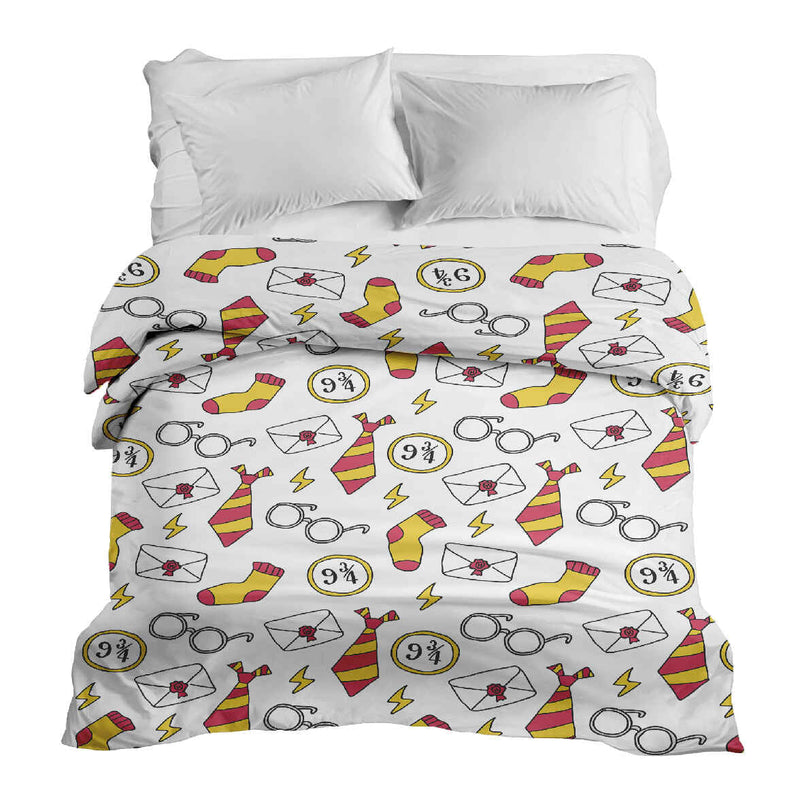 Coperte terapeutiche con rivestimento in cotone bianco magia scuola
